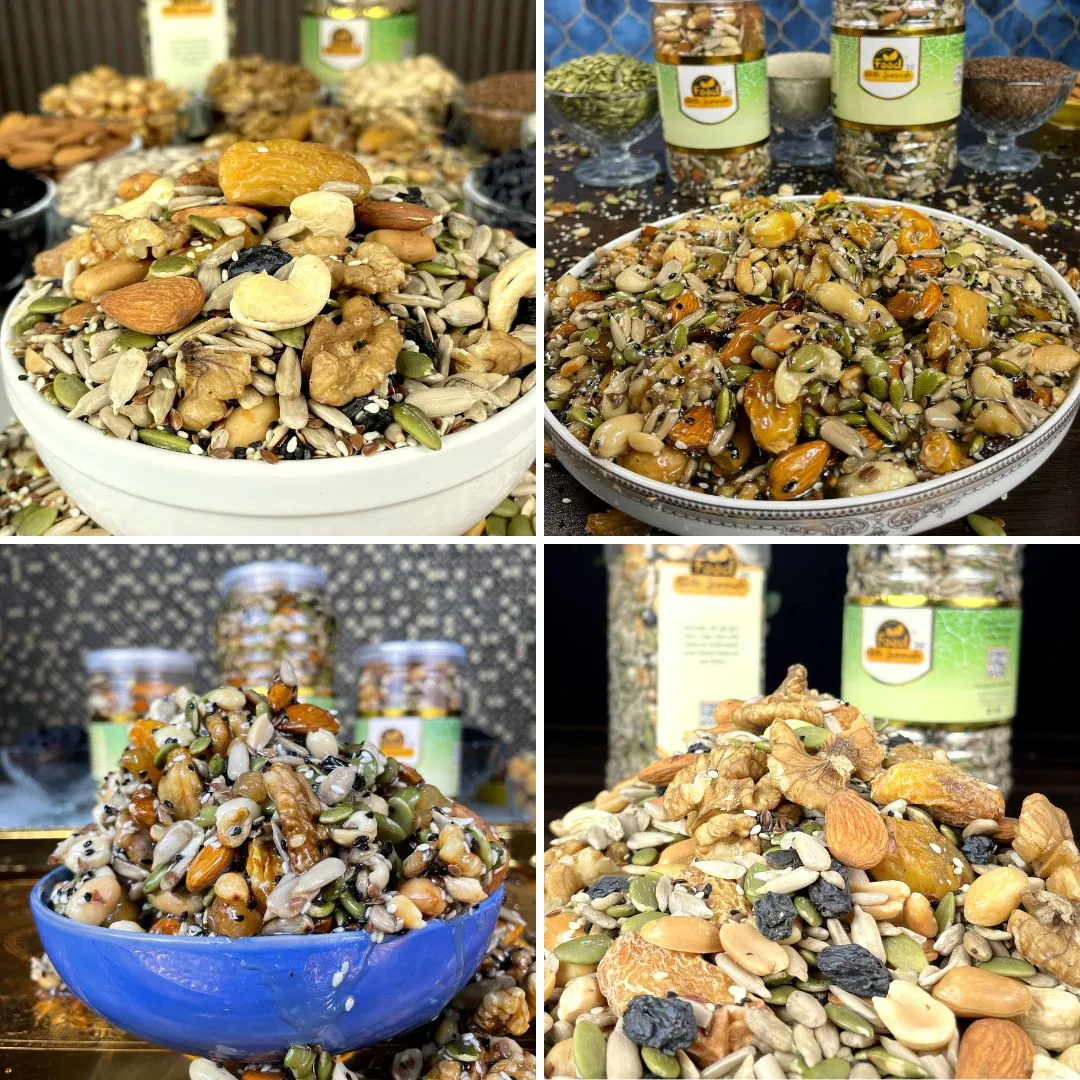 Roasted & Honey Seeds with Nuts Mix Roasted & Honey Seeds with Nuts Mix
